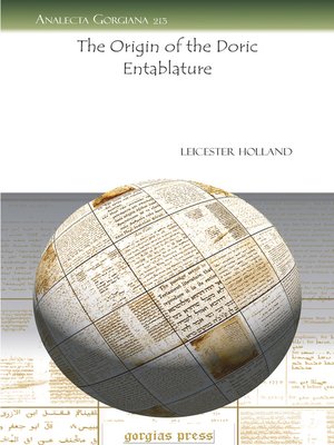 cover image of The Origin of the Doric Entablature